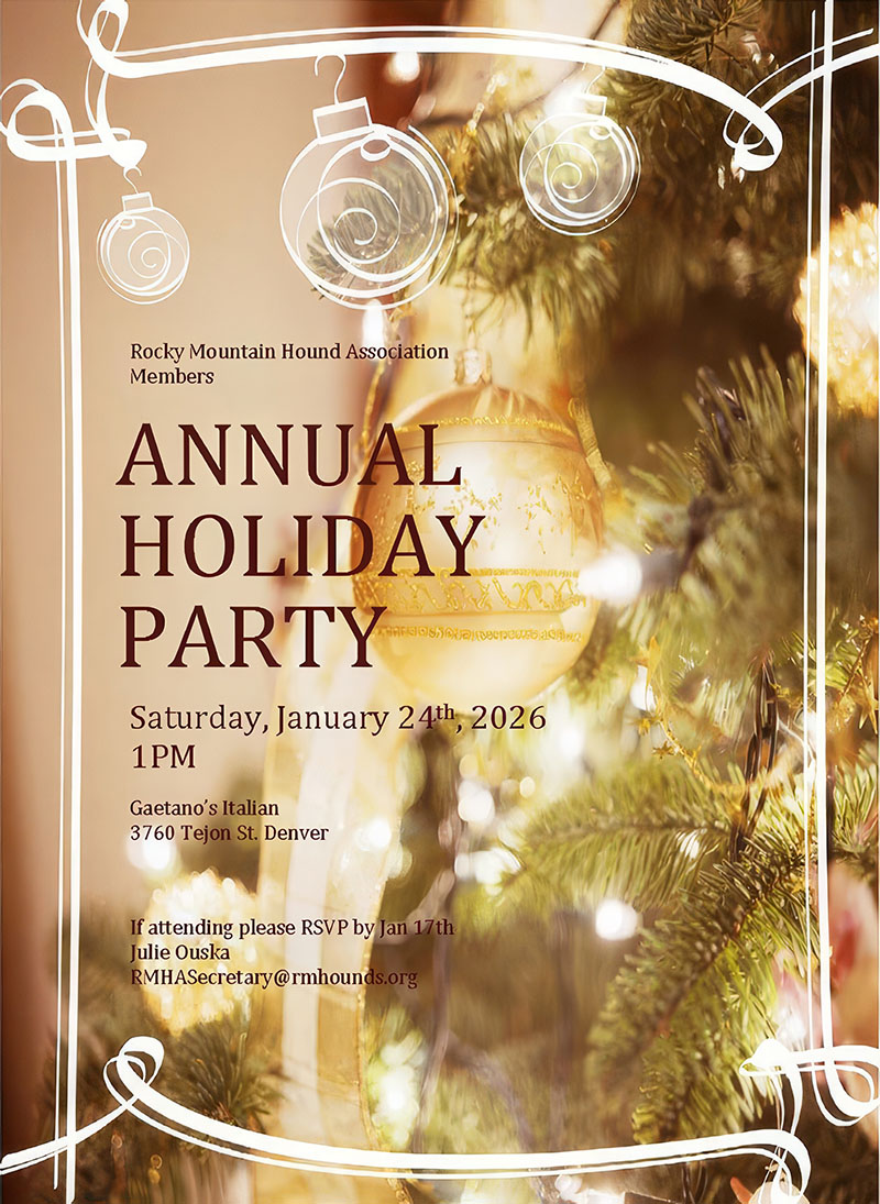 Flyer for RMHA Annual Meeting, January 2026